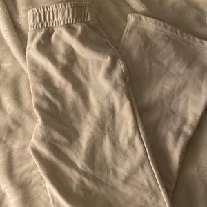 High waisted flare sweat pants